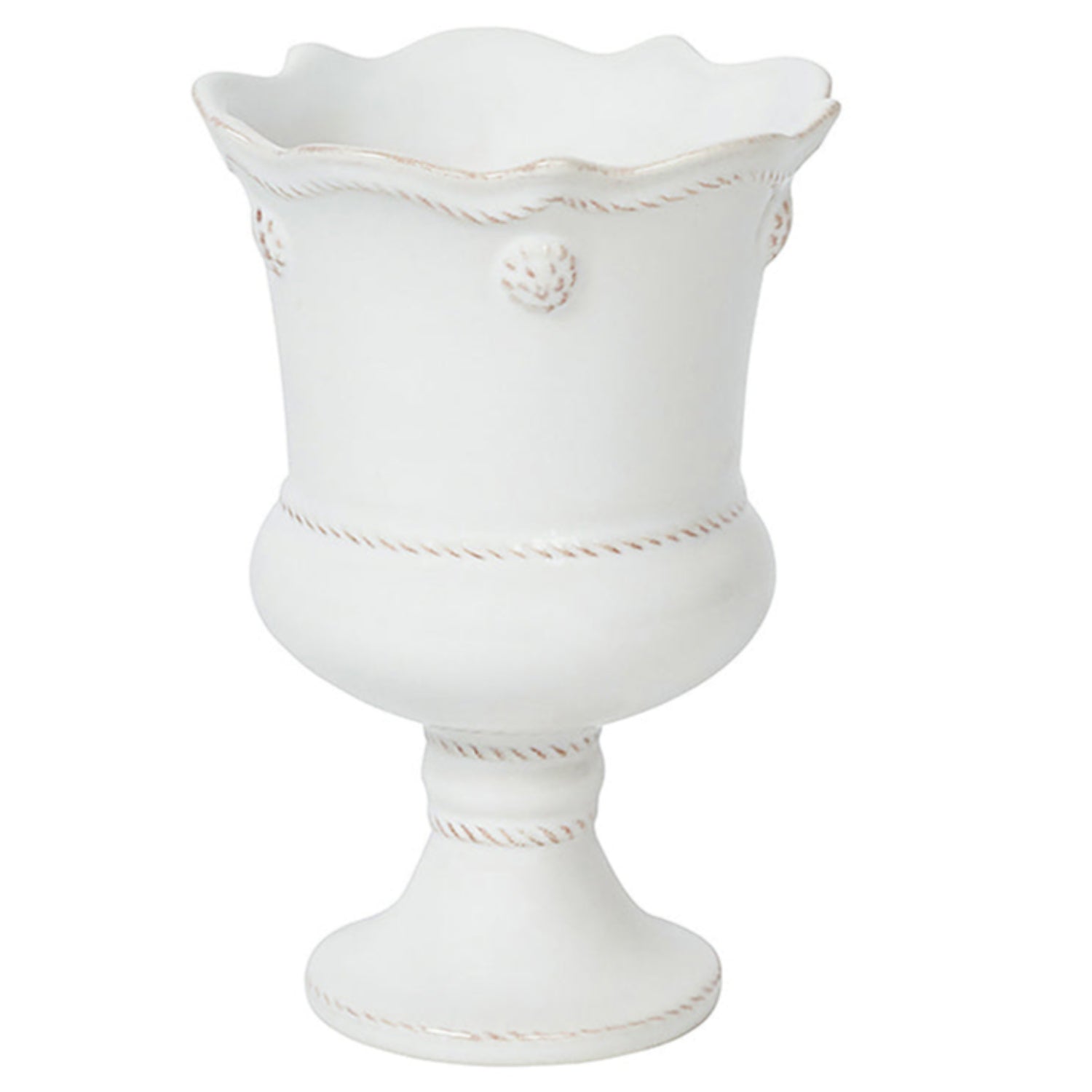 Berry & Thread Petite Parterre Garden 5" Vase- Whitewash