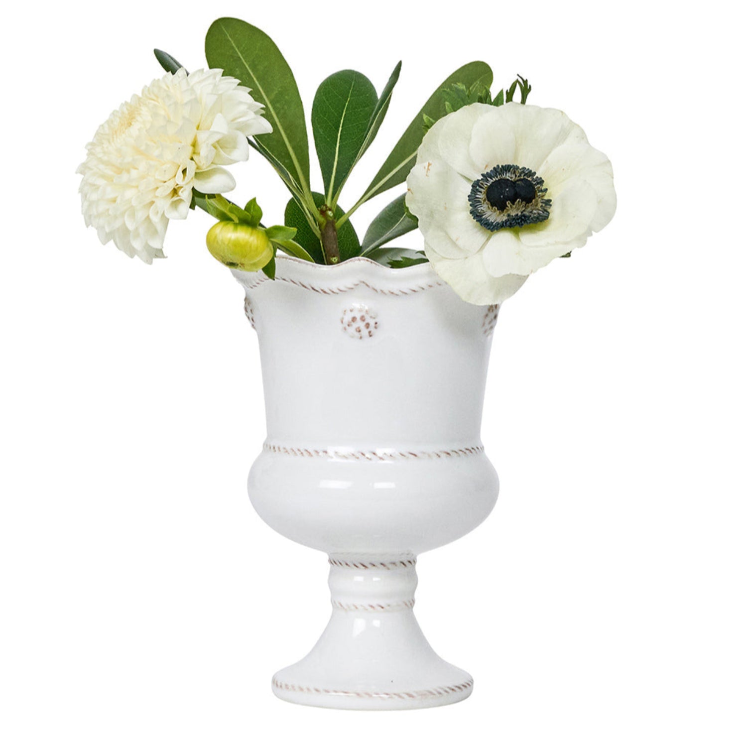 Berry & Thread Petite Parterre Garden 5" Vase- Whitewash