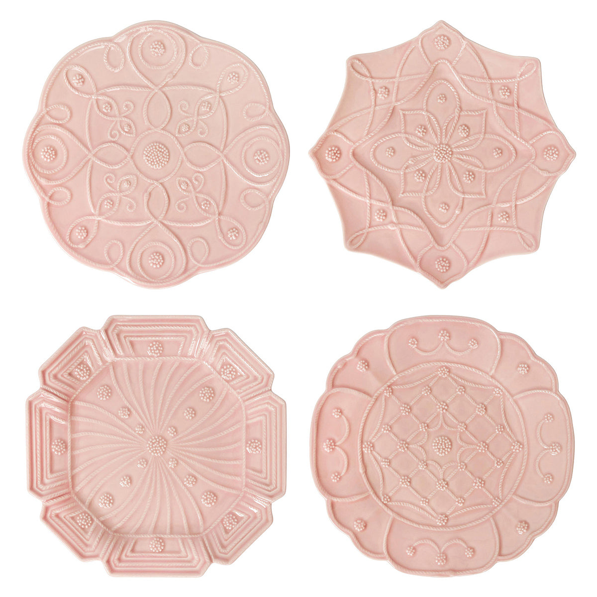 Jardins Du Monde Dessert Salad Plate Assorted- Blush