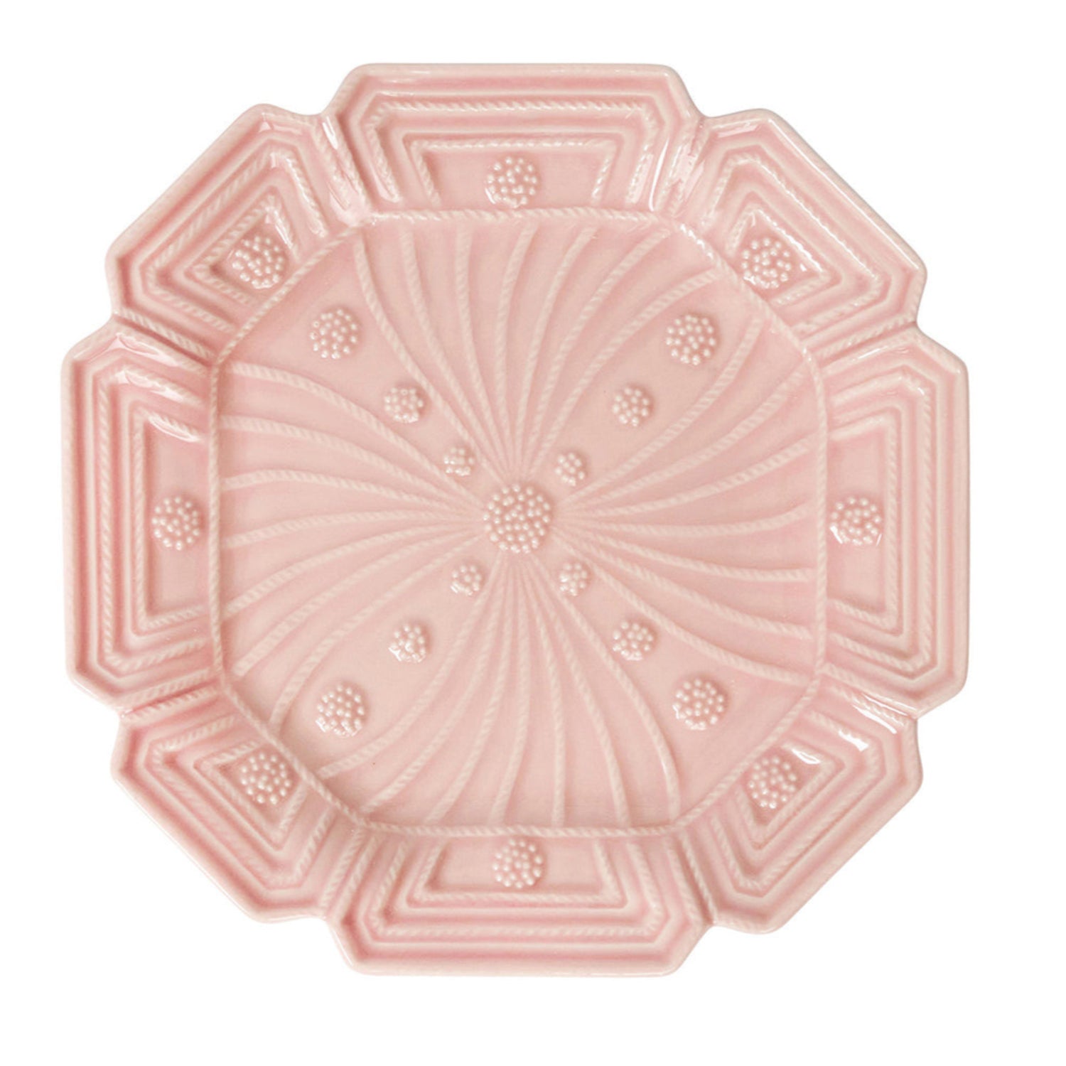 Jardins Du Monde Dessert Salad Plate Assorted- Blush