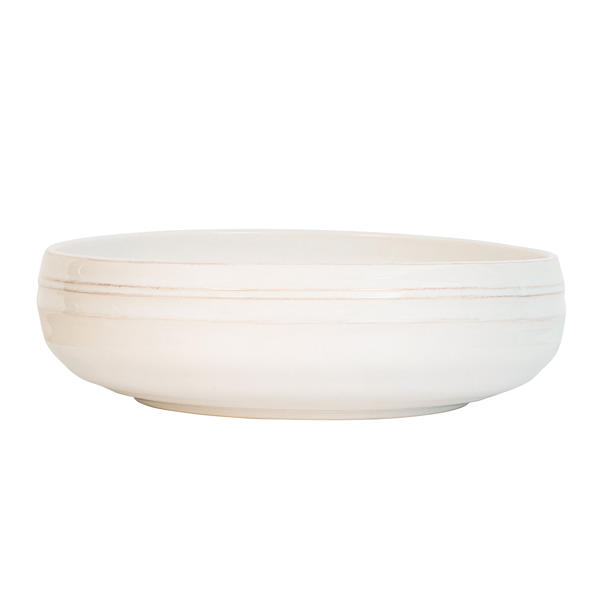 Bilbao Whitewash 12" Serving Bowl