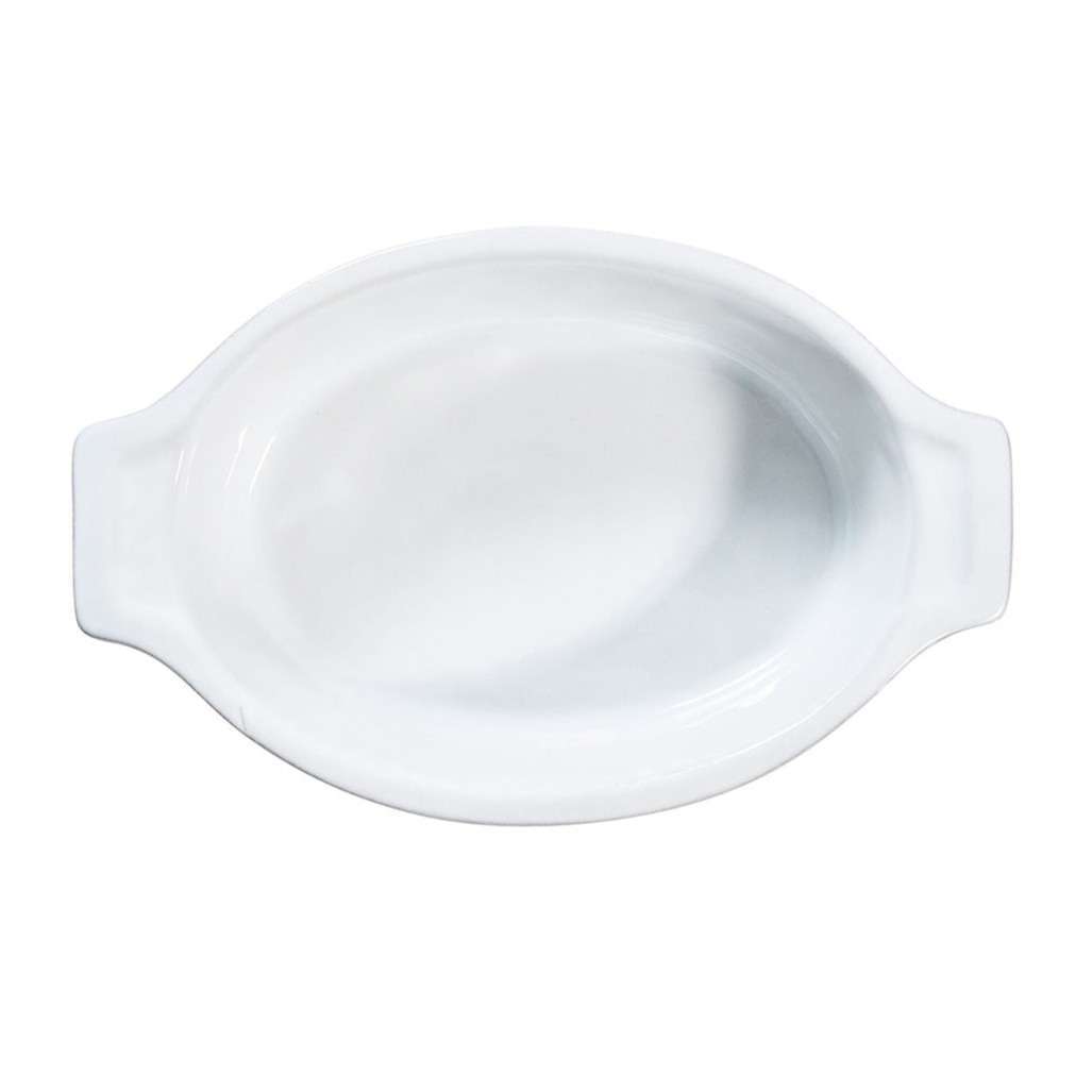 Puro 12" Oval Baker - Whitewash