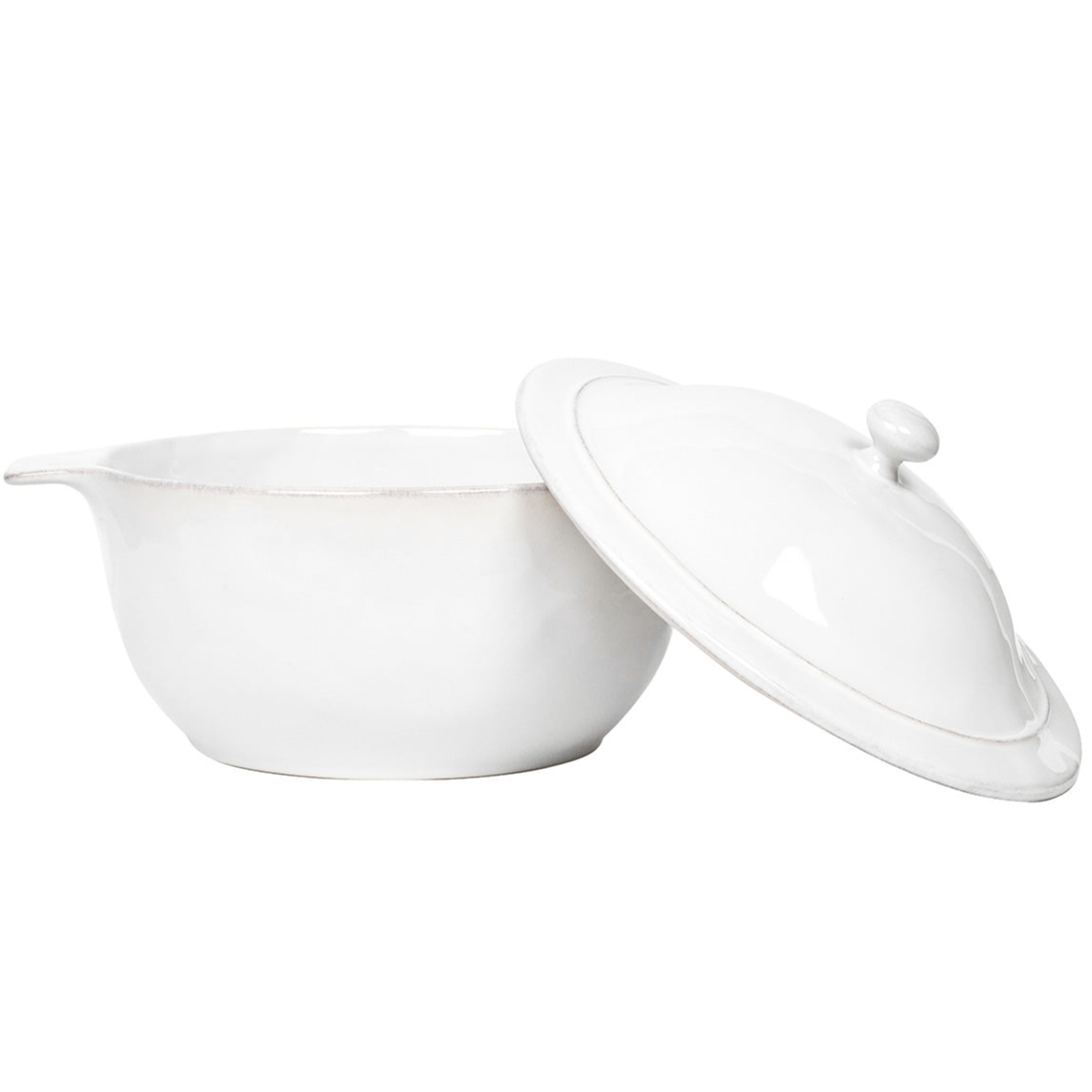 Puro Casserole with Lid - Whitewash