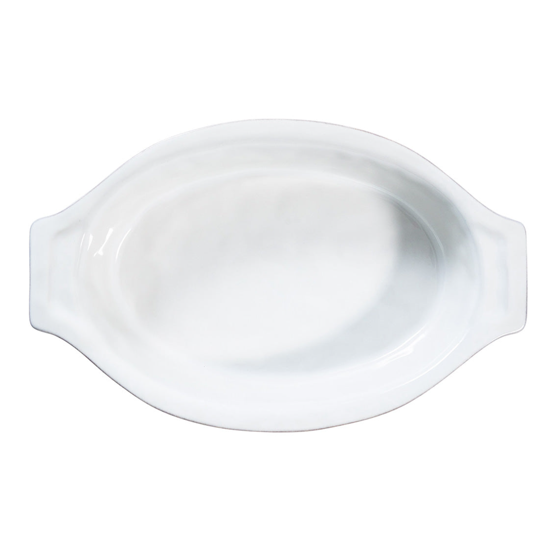 Puro 16" Oval Baker - Whitewash