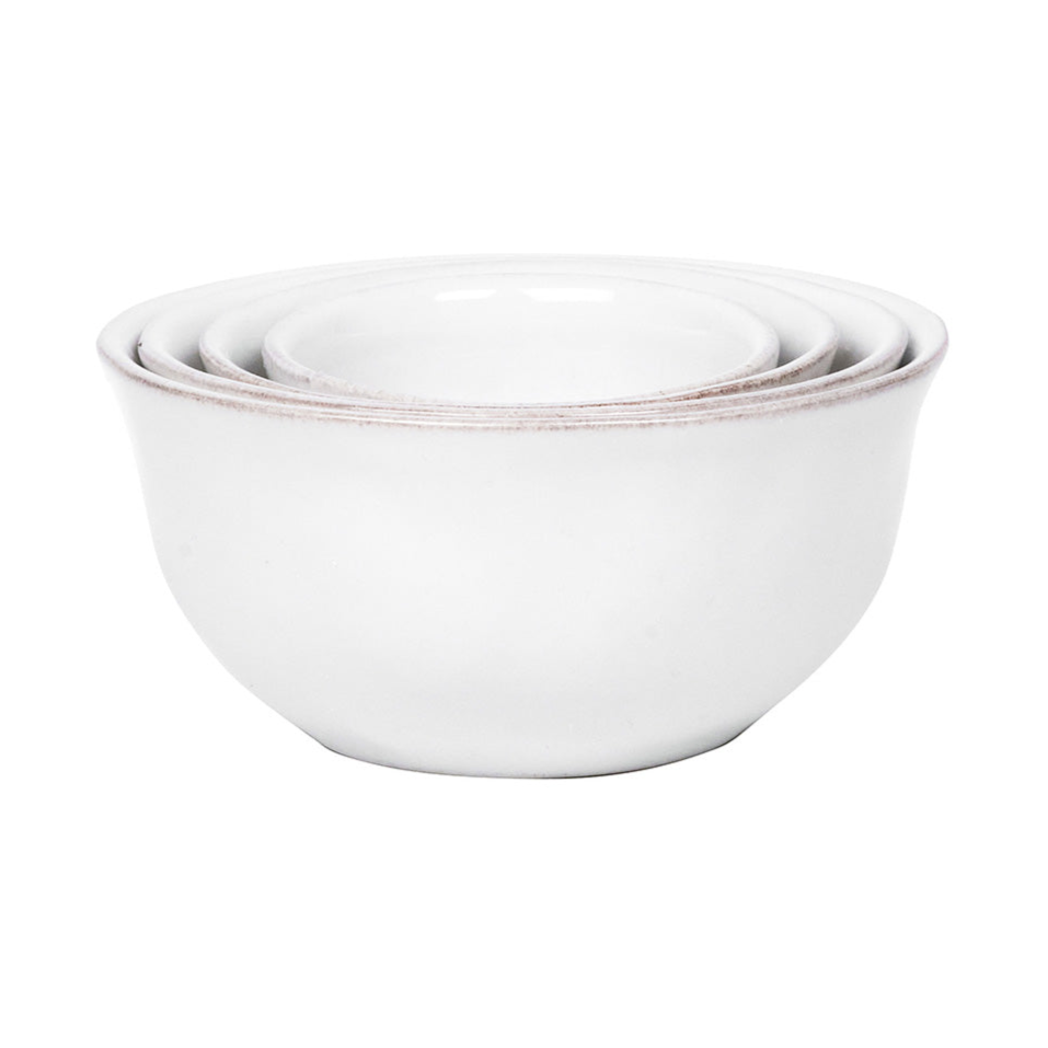 Puro Nesting Prep Bowl Set of 4 - Whitewash