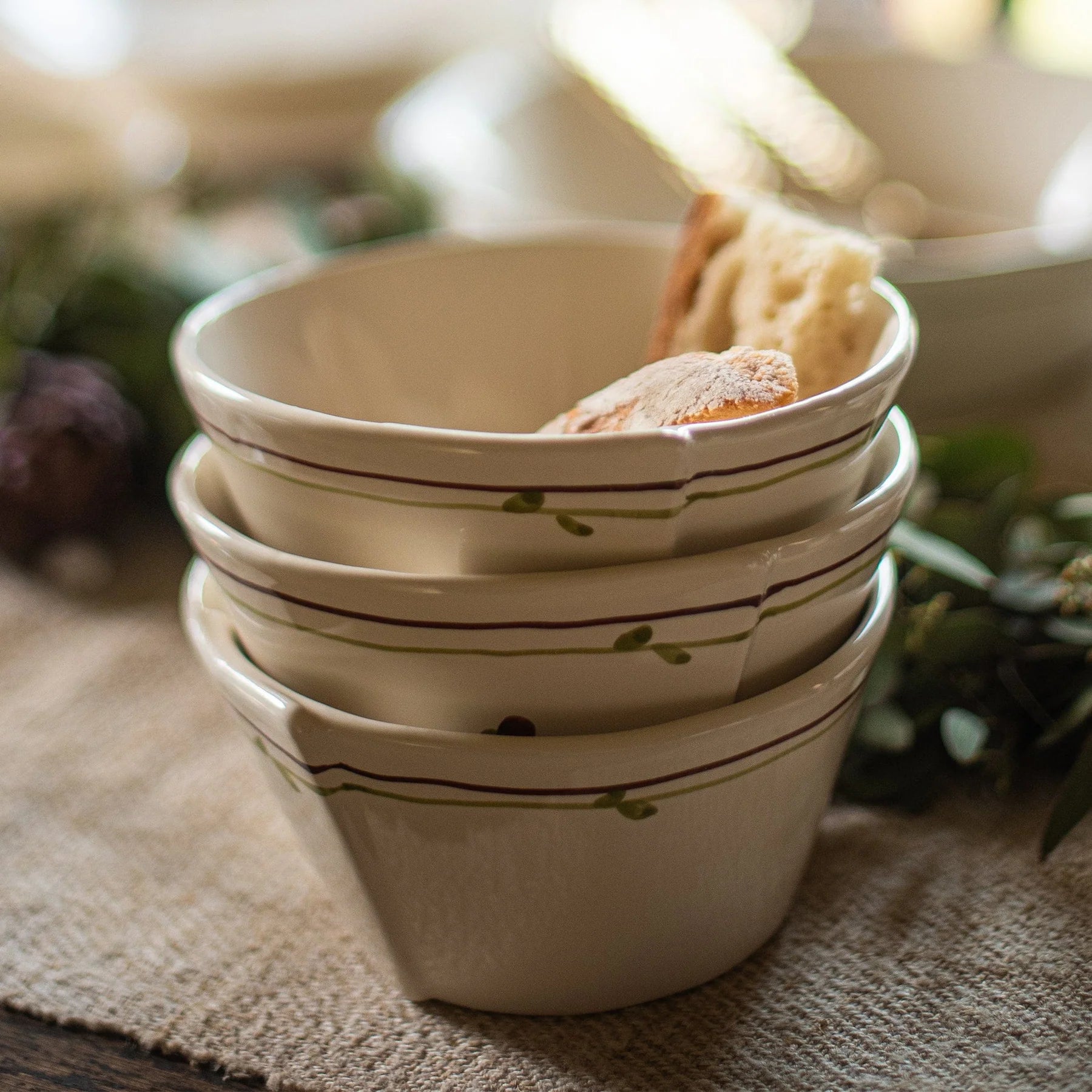 Lastra Fiori Di Bosco Stacking Cereal Bowl