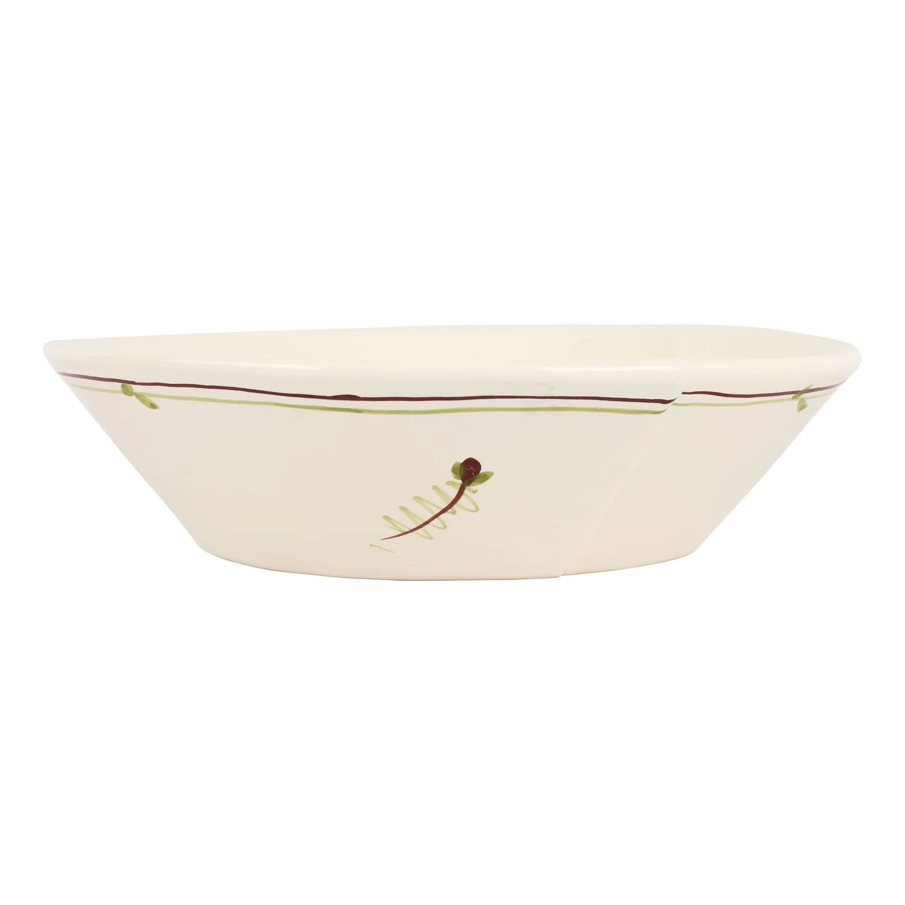 Lastra Fiori Di Bosco Large Shallow Bowl