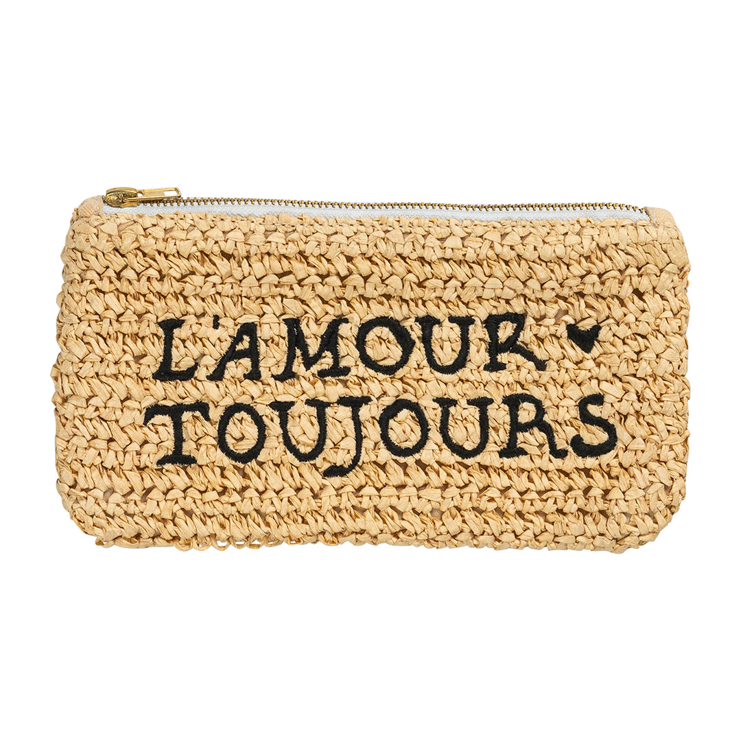 L'Amour Toujours Medium Zipper Pouch