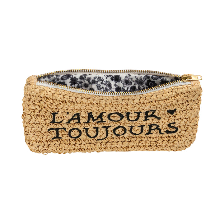 L'Amour Toujours Medium Zipper Pouch