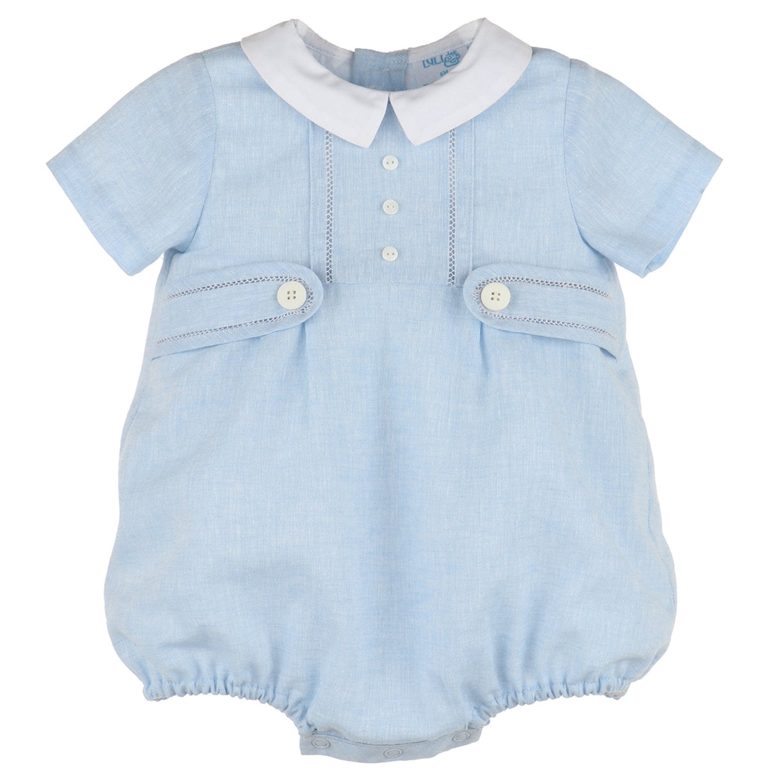 Blue Linen Randalls Bubble