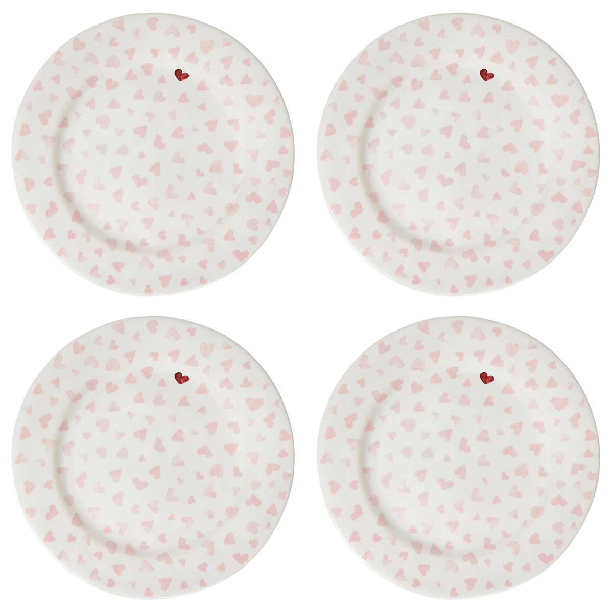 Love You More Dessert/ Salad Plate Set/4