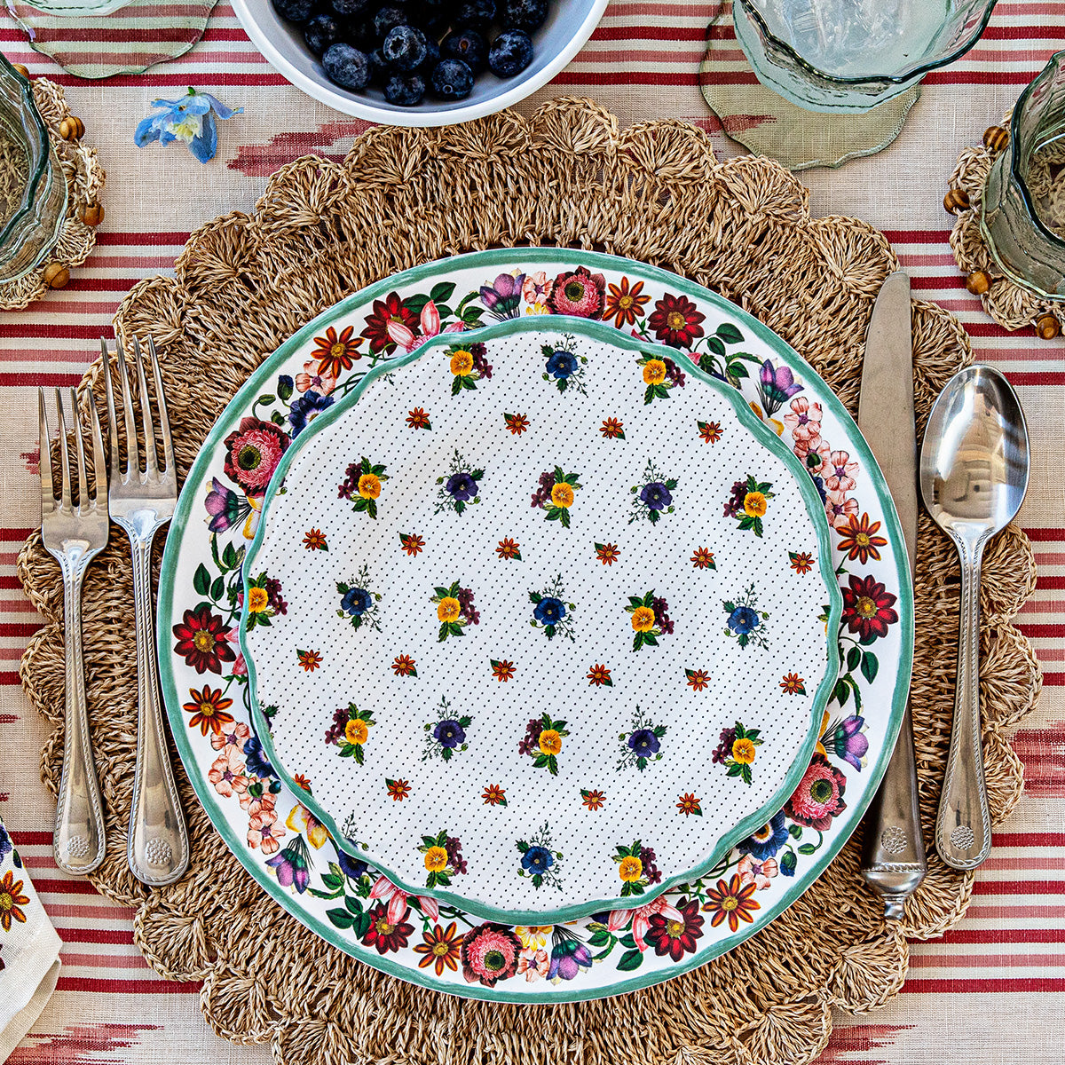 Mirabelle Multi Melamine Dessert/Salad Plate