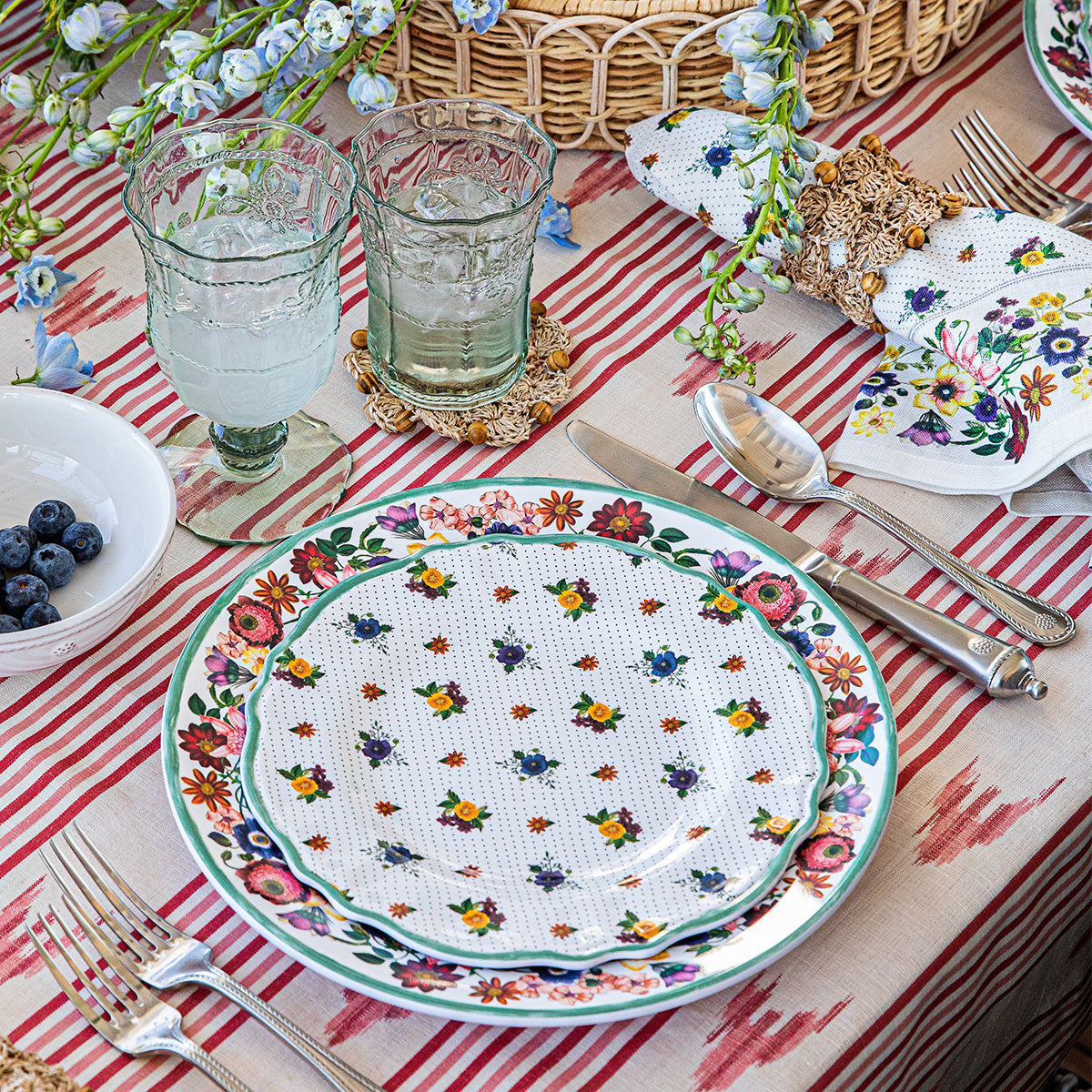 Mirabelle Multi Melamine Dessert/Salad Plate