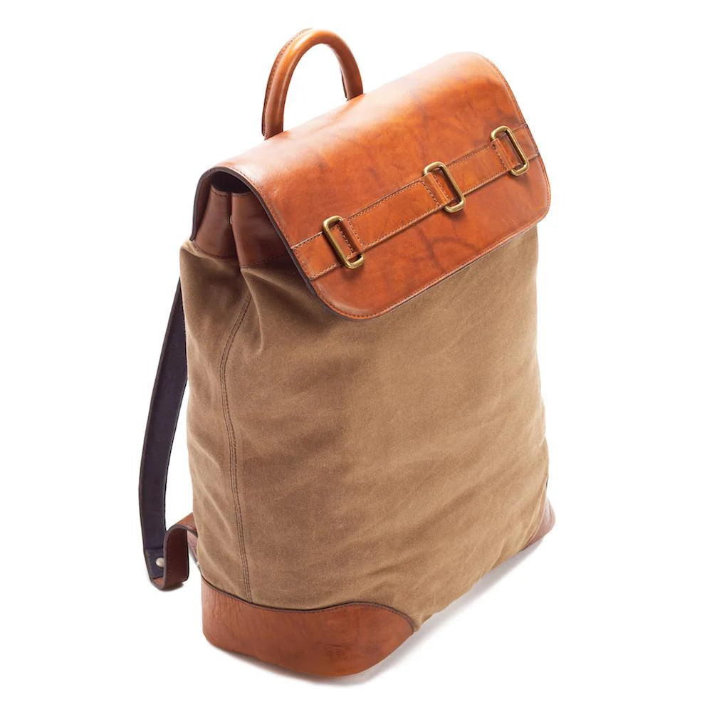 Heritage Waxed Canvas Steamer Backpack