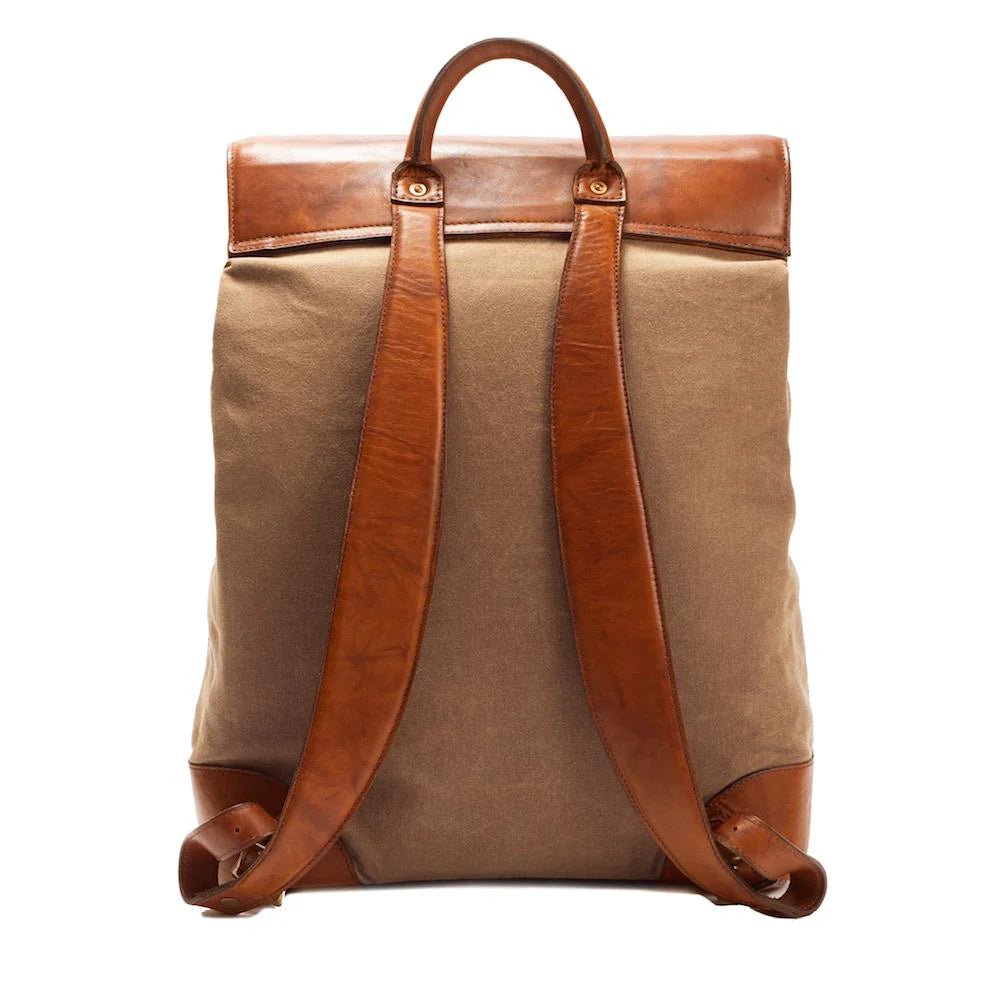 Heritage Waxed Canvas Steamer Backpack