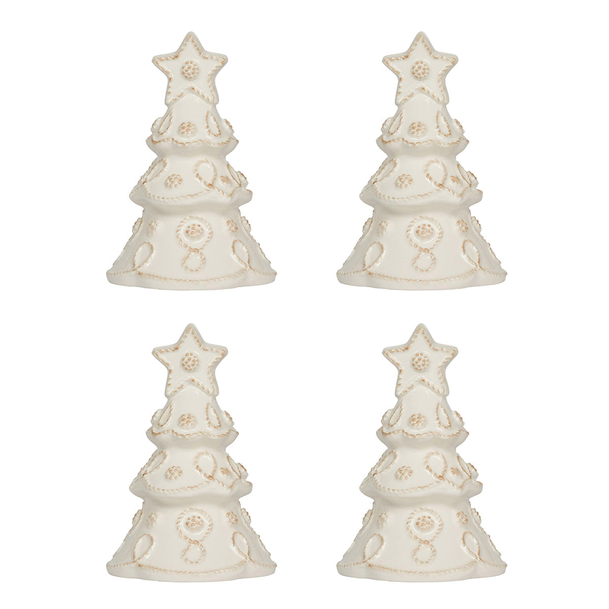 Berry & Thread North Pole Tree Place Card Holder Set- Whitewash