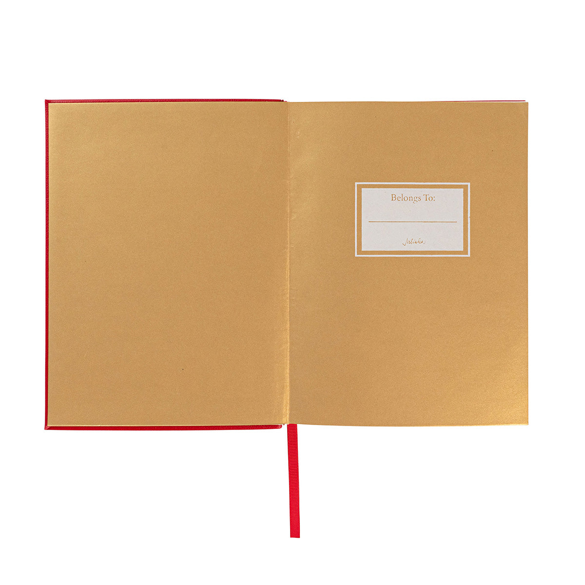 Heidi Naughty/Nice Embossed Journal - Ruby