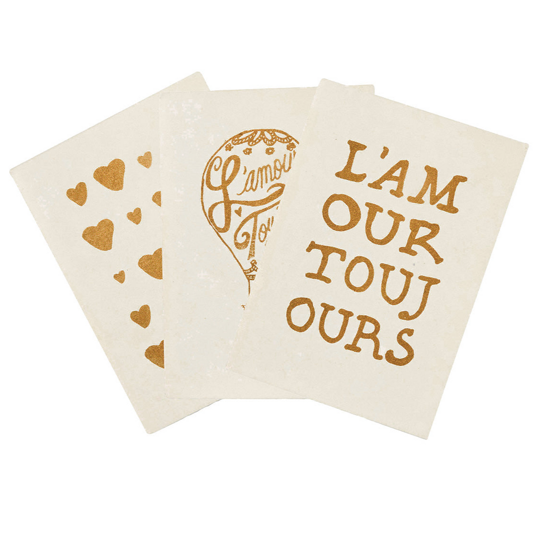 L'Amour Toujours Gold Assorted Journal Set