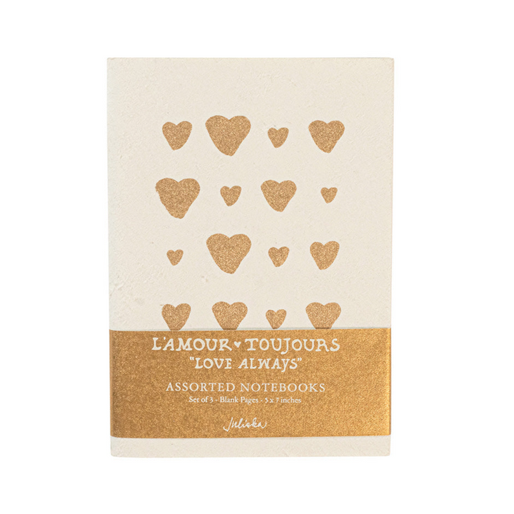 L'Amour Toujours Gold Assorted Journal Set