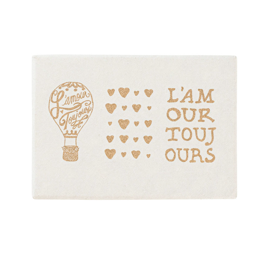 L'Amour Toujours Gold Note Card Assorted Set of 6