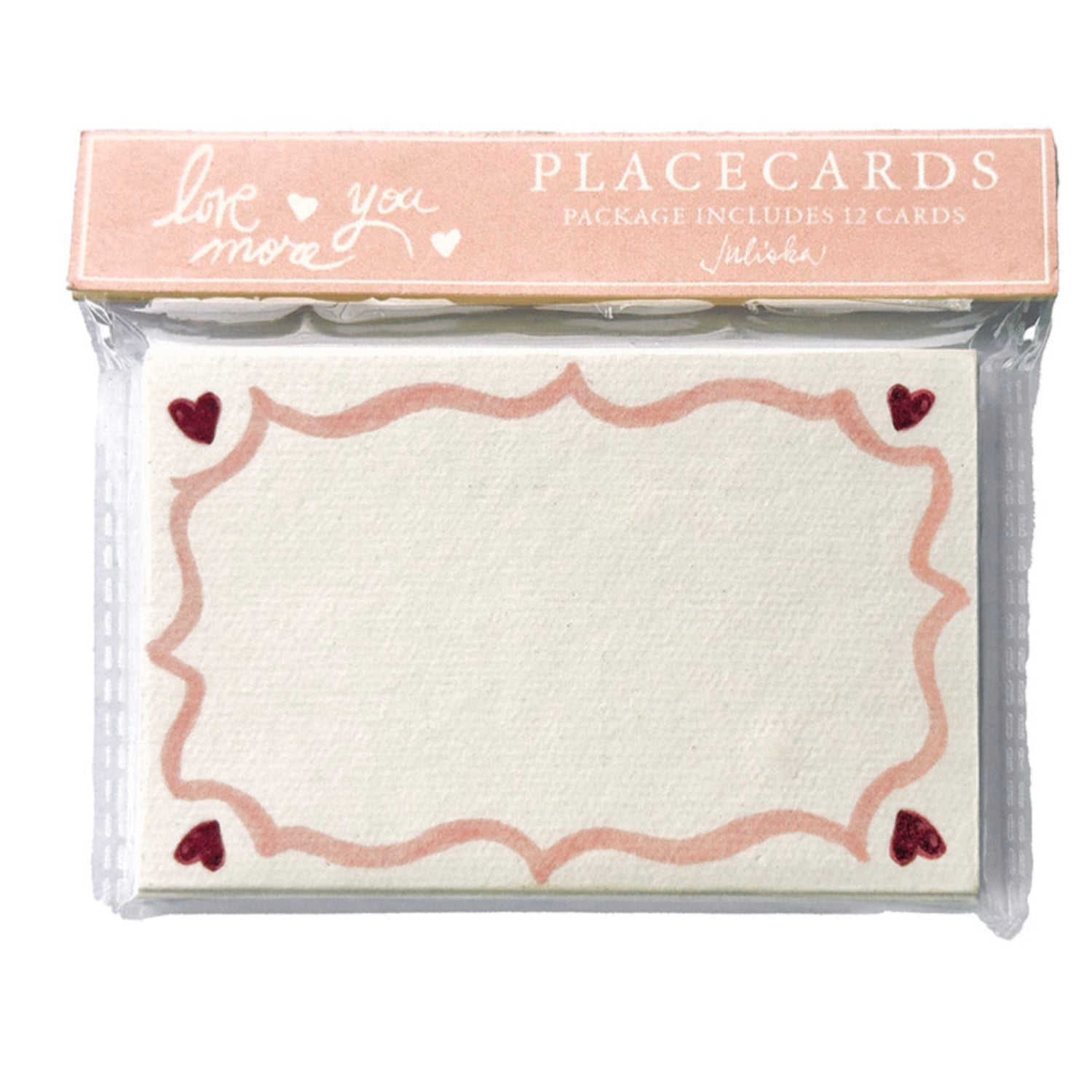 Love You More Place Card Set/ 12