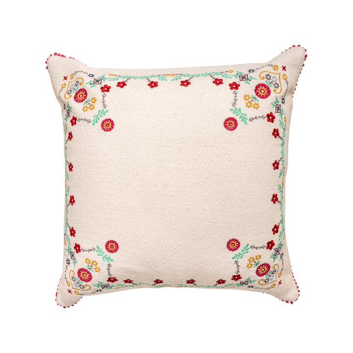 Heidi Multi 18" Embroidered Pillow