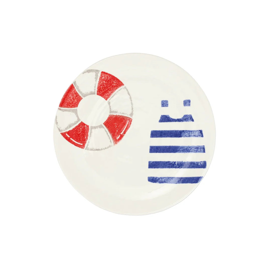 Riviera Life Preserver Salad Plate