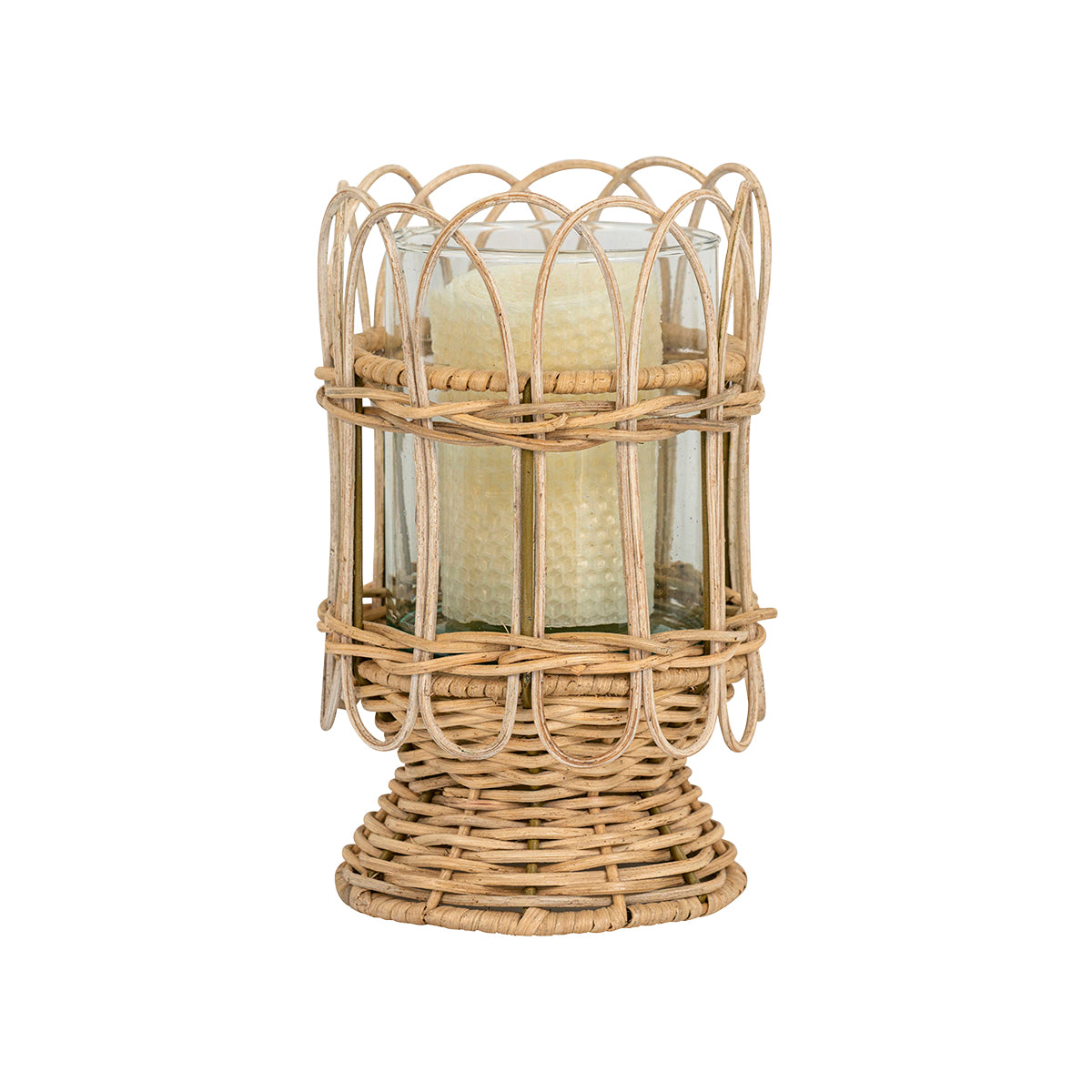 Provence Rattan Whitewash Medium Hurricane