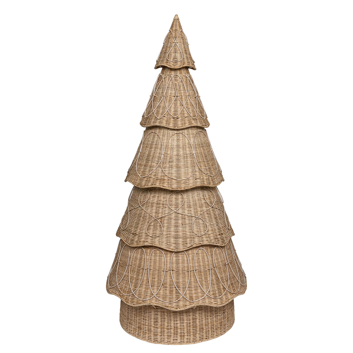 Provence Rattan 5' Tree - Whitewash