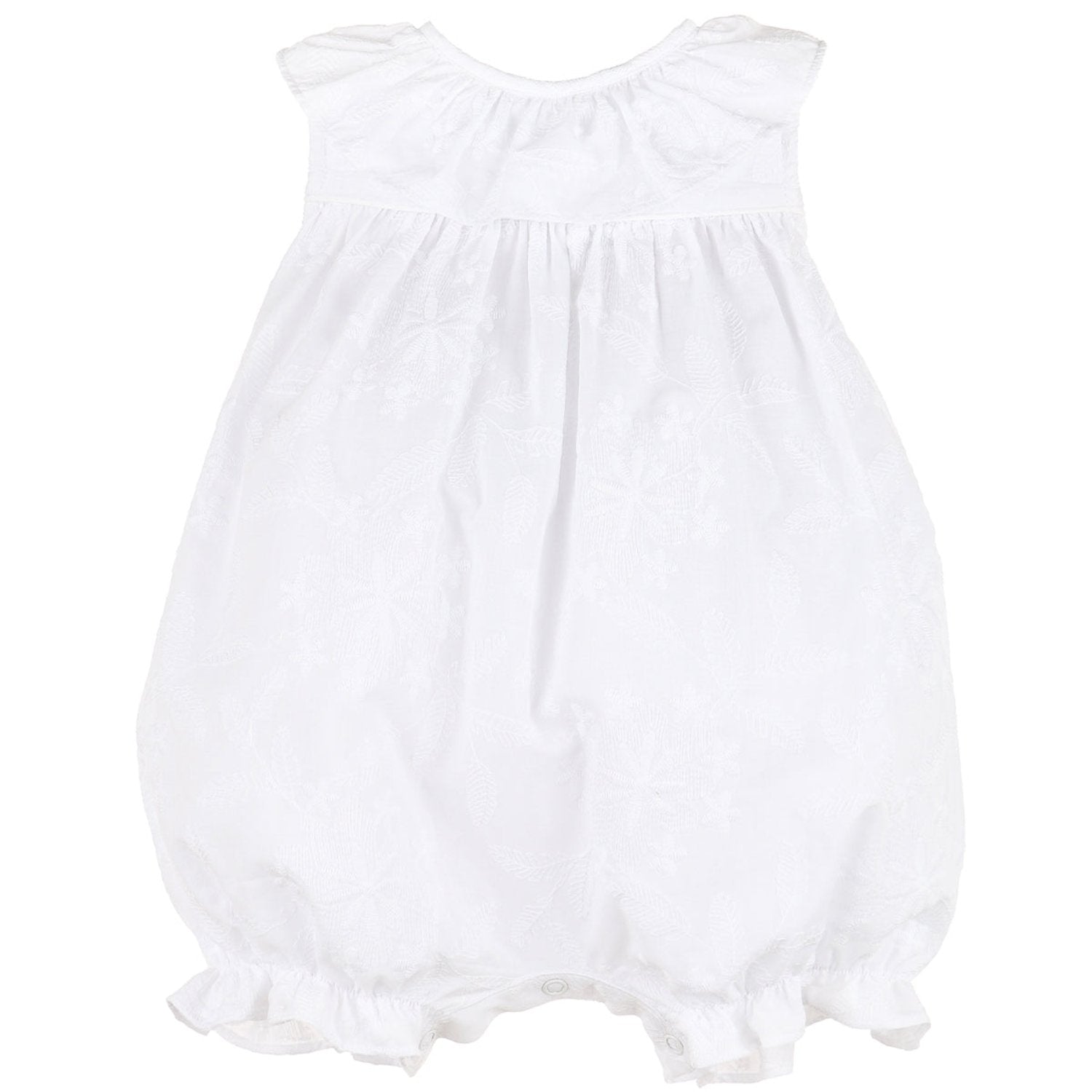 White Ruffle Bubble