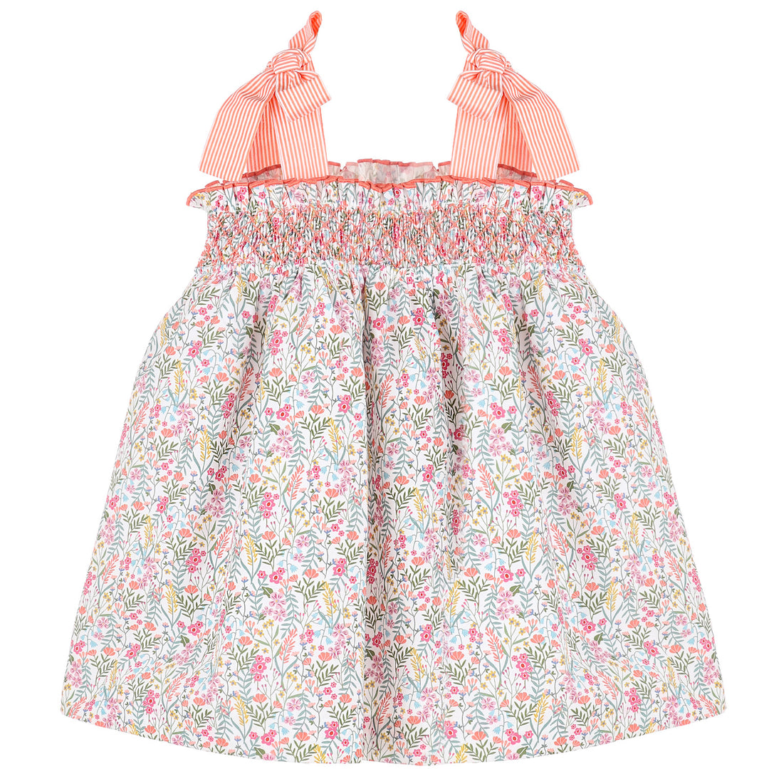 Floral Print Sissy Smock Dress