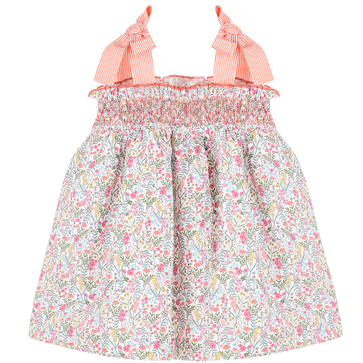 Floral Print Sissy Smock Dress