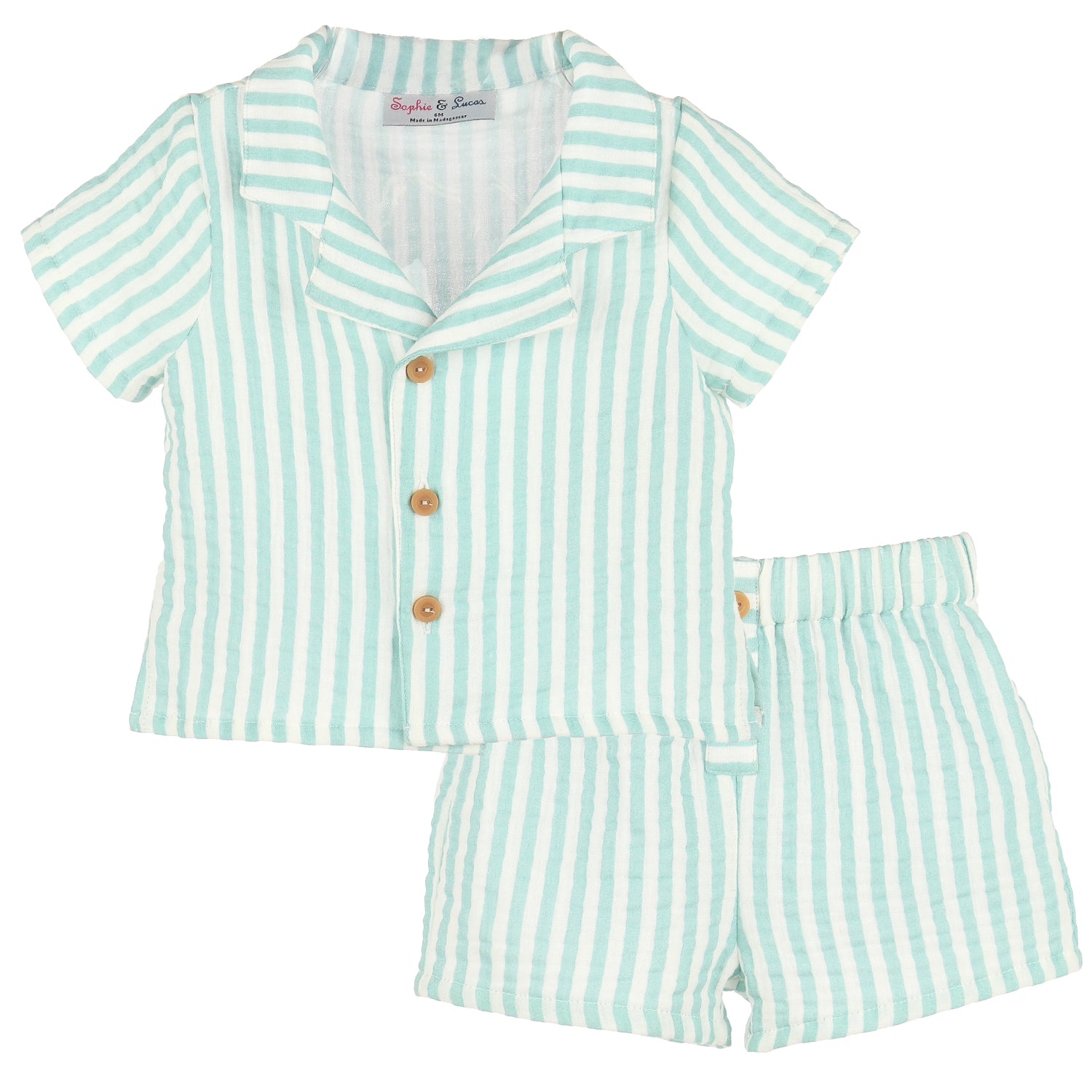 Green Stripe Club Set