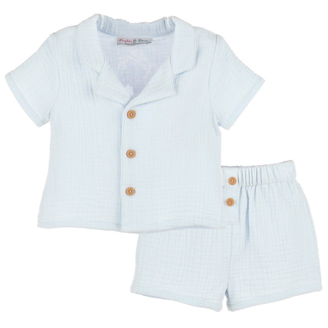 Blue Cuddle Cotton Club Set