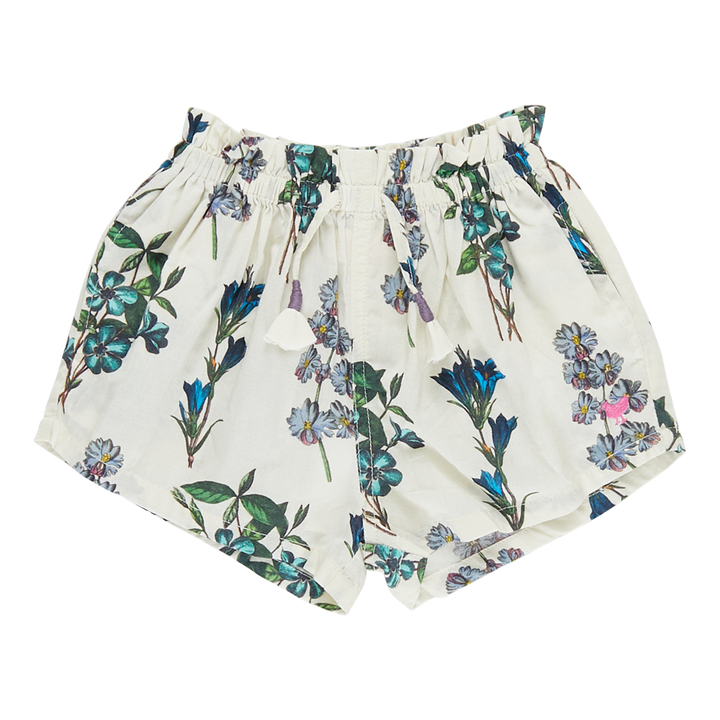 Girls Theodore Short - Blue Botanical