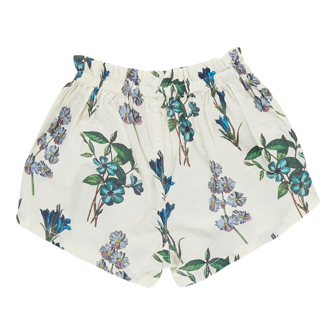 Girls Theodore Short - Blue Botanical