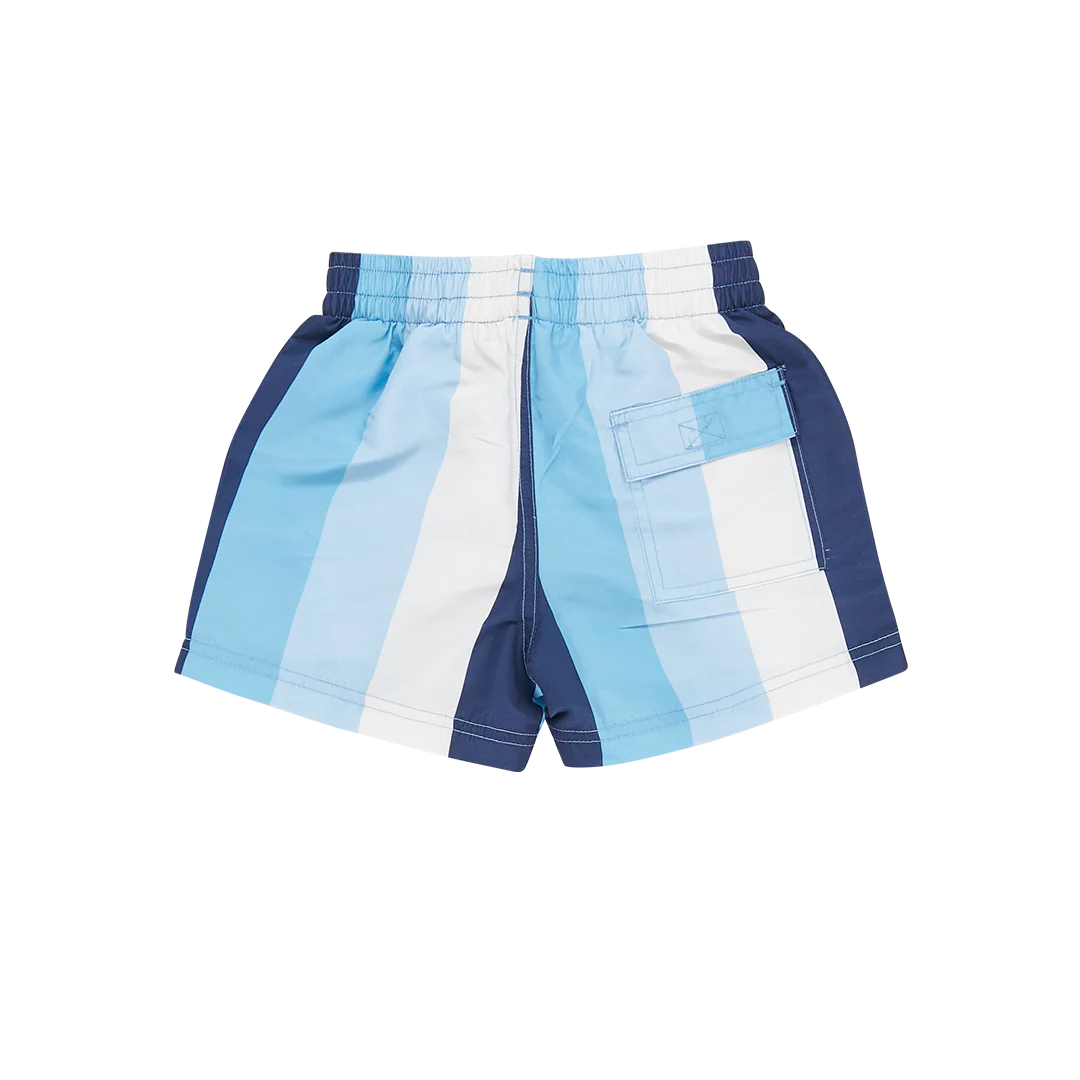 Baby Boys Swim Trunk - Ocean Stripe