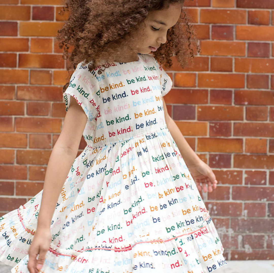 Girls Niley Dress - Be Kind