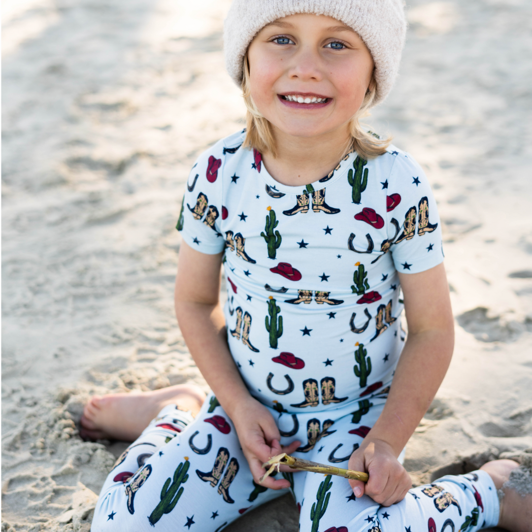 Kids Bamboo PJ Set - Tiny Rodeo