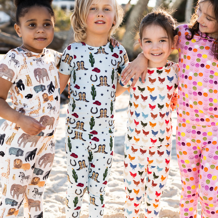 Kids Bamboo PJ Set - Tiny Rodeo