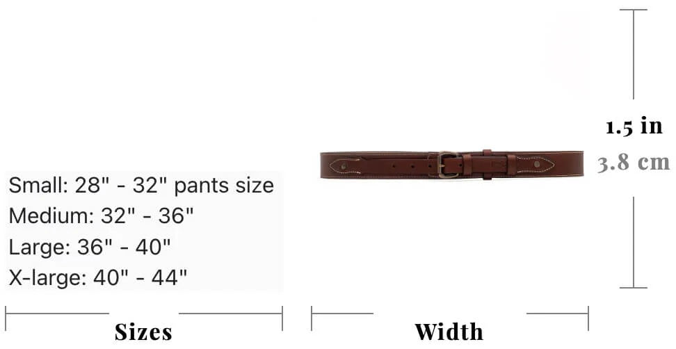 Campaign Leather Ranger Belt