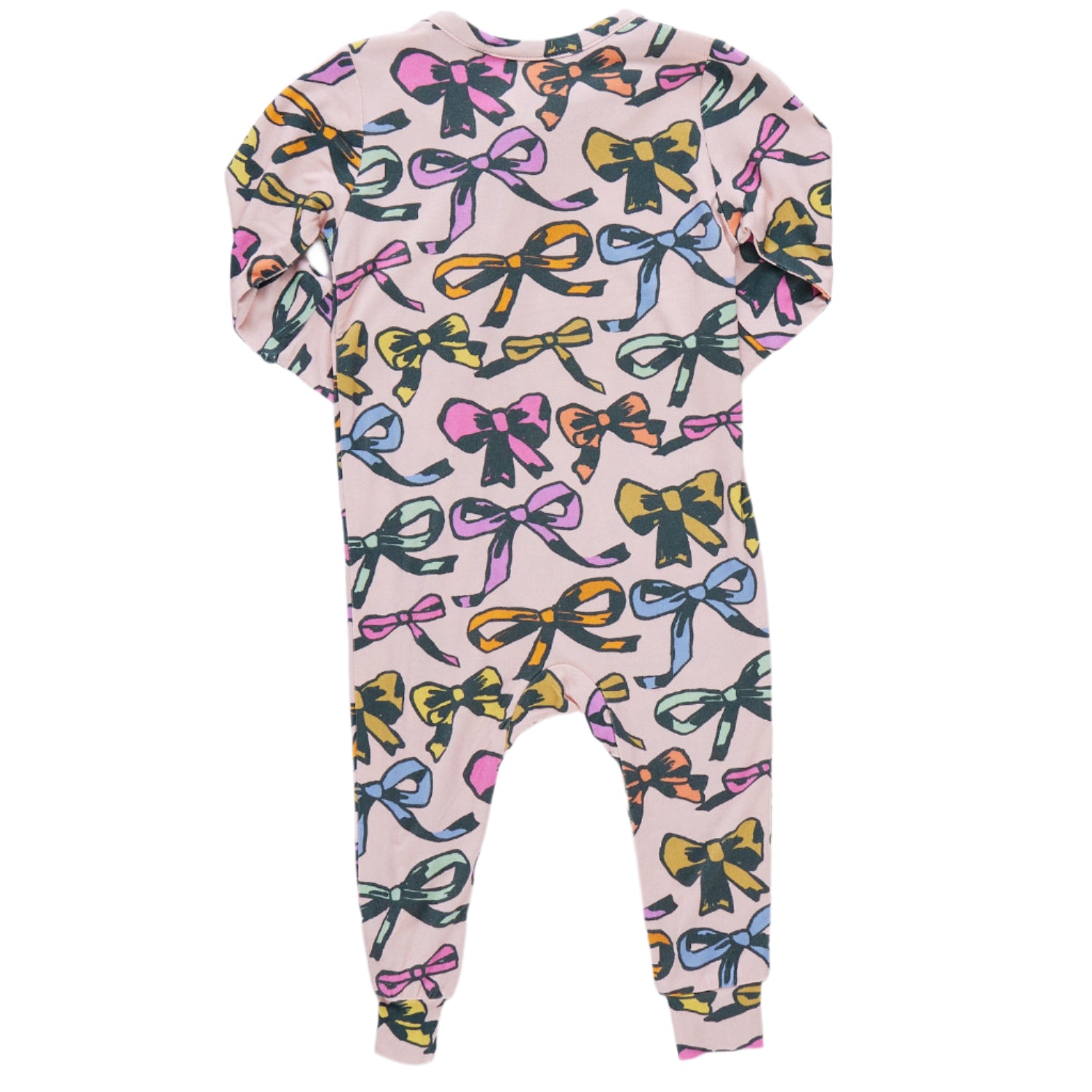 Baby Bamboo Romper- Multi Bows