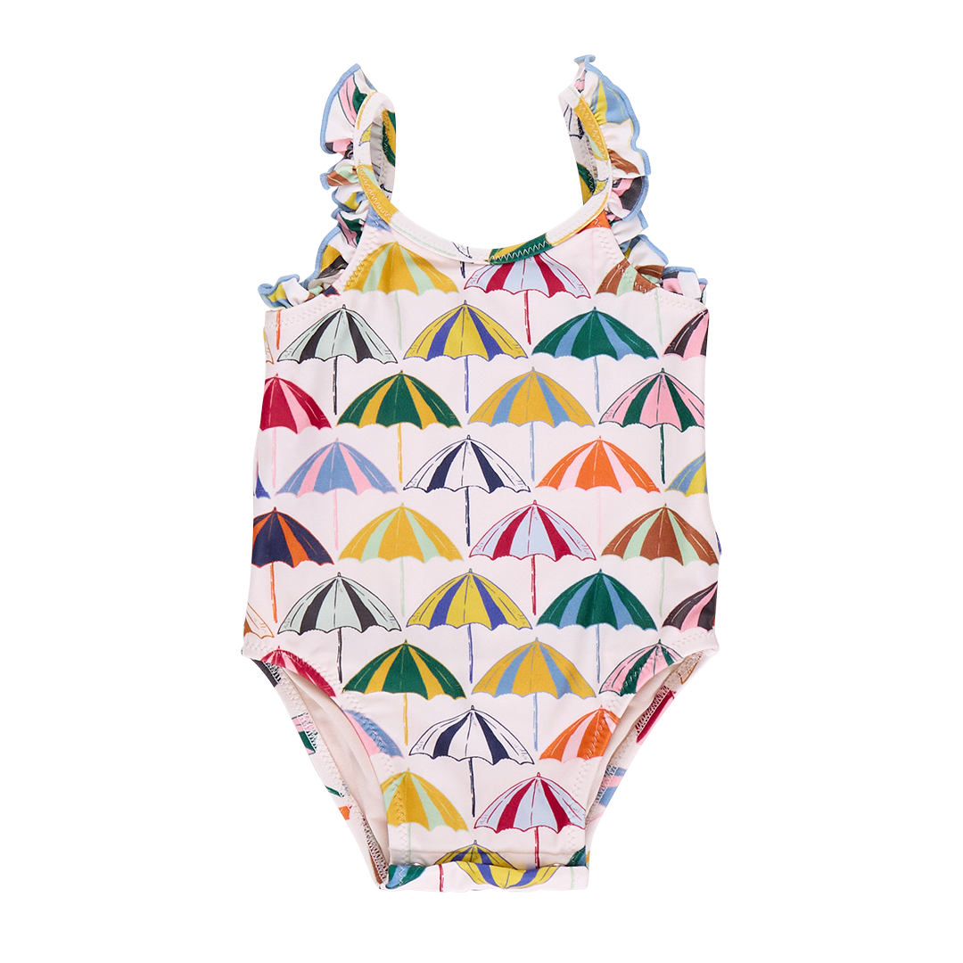 Baby Girls Claire Suit - Multi Umbrellas