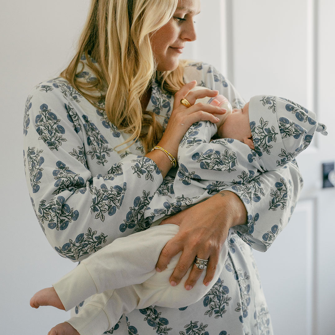 Nesting Box - Blue Bouquet Floral