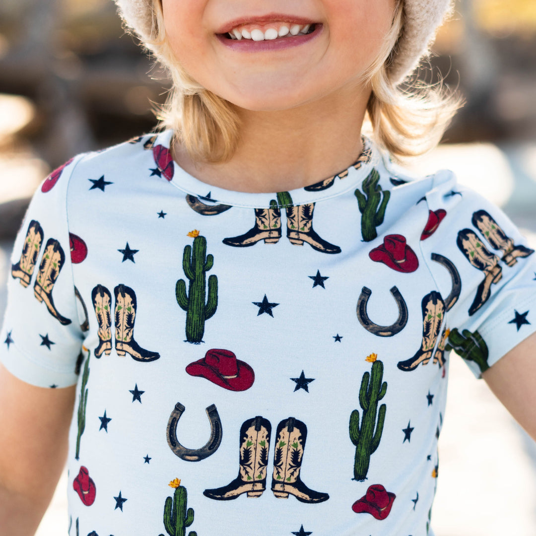 Kids Bamboo PJ Set - Tiny Rodeo