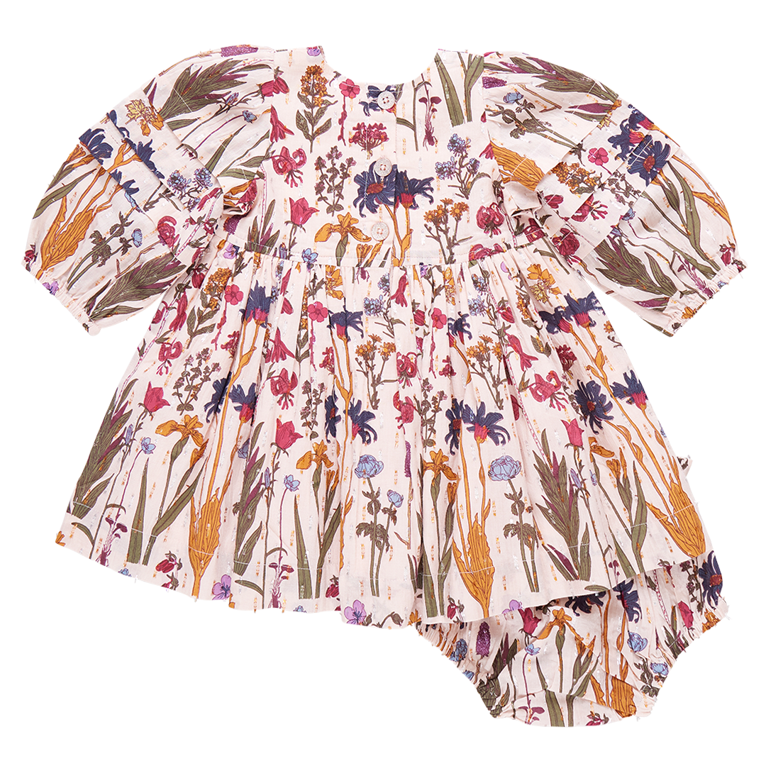 Baby Girls Brooke Dress Set - Autumn Flowers