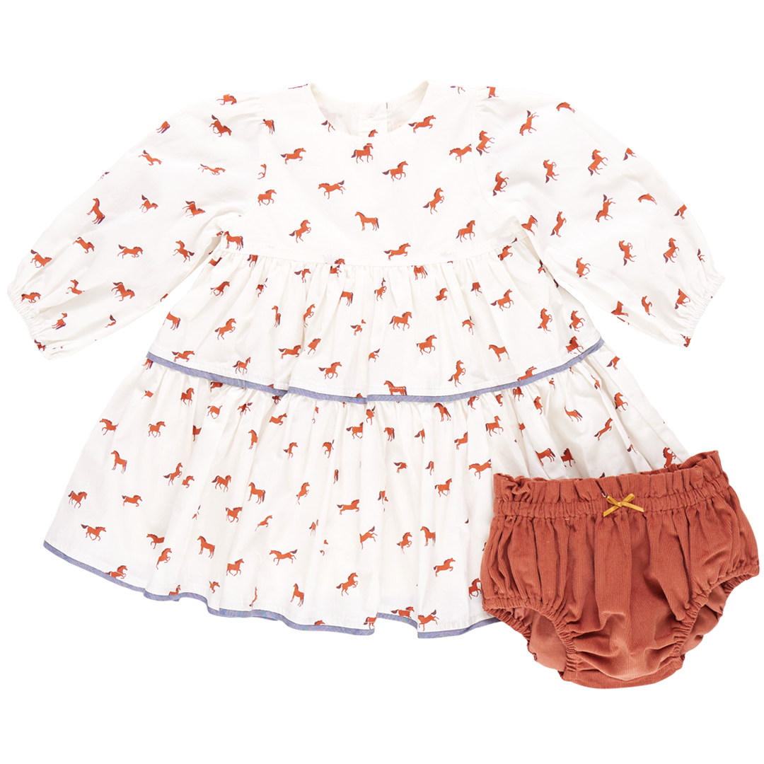 Baby Girls Julia Dress Set - Tiny Horses