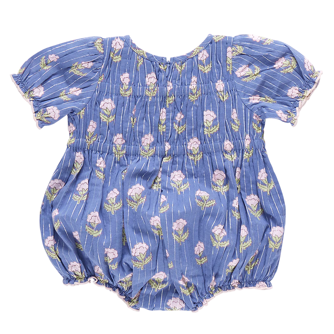 Baby Girls Waverly Bubble - Periwinkle Small Bud