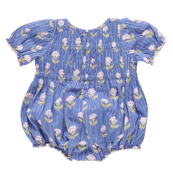 Baby Girls Waverly Bubble - Periwinkle Small Bud