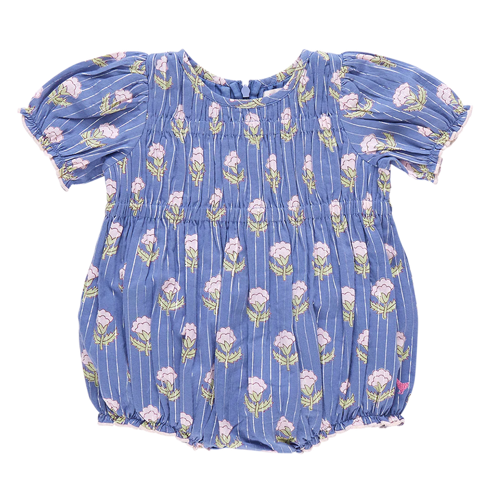 Baby Girls Waverly Bubble - Periwinkle Small Bud